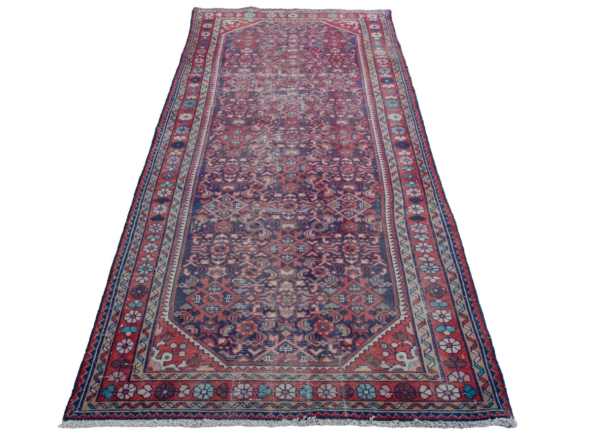 4366, Persian Hamadan Runner Rug