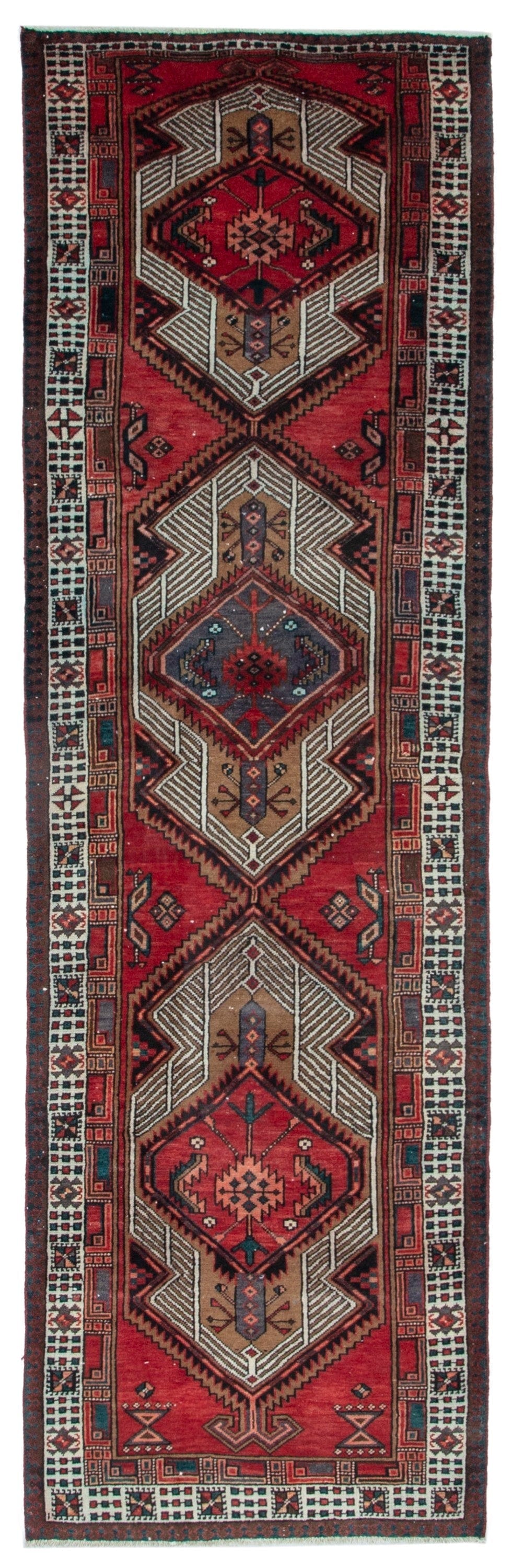 4370, Persian Ardabil Runner Rug