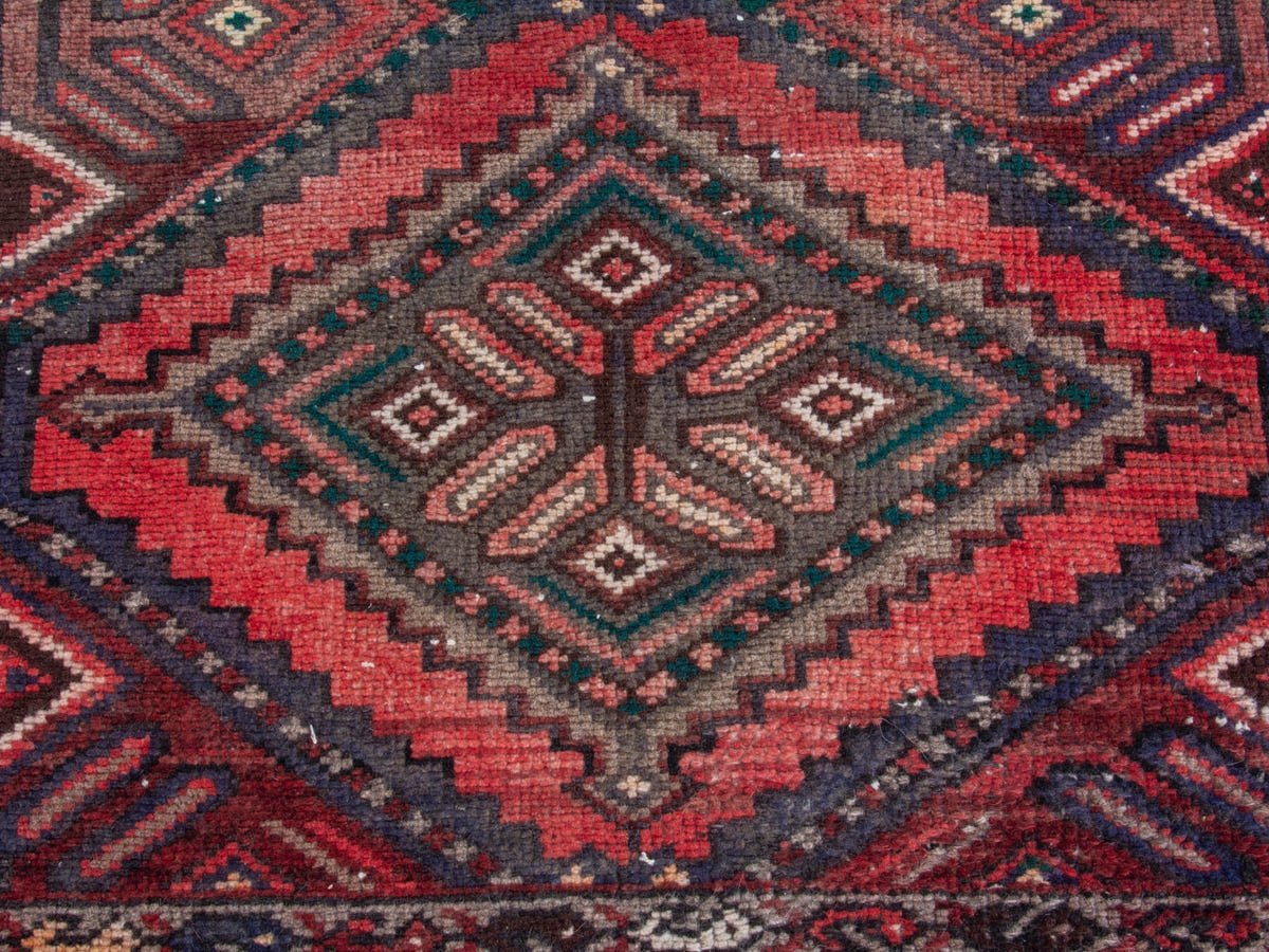 4372, Persian Hamadan Runner Rug