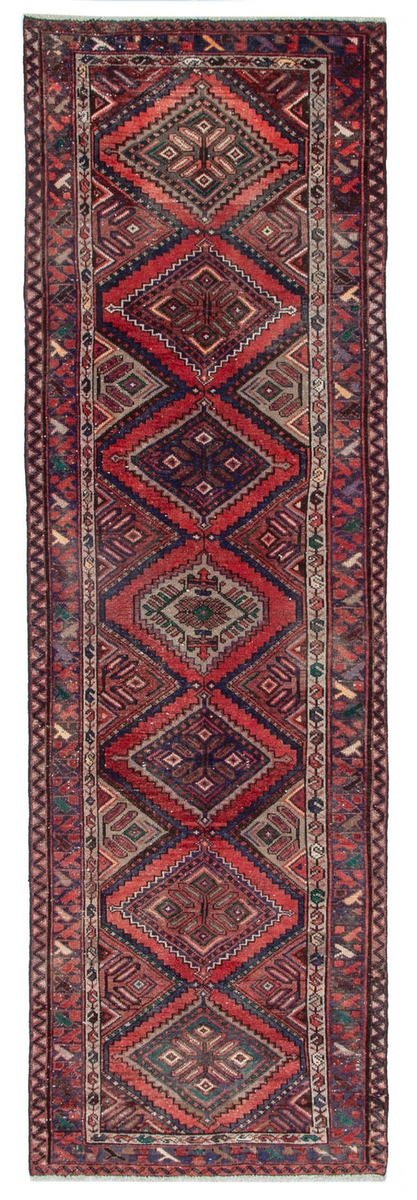4372, Persian Hamadan Runner Rug