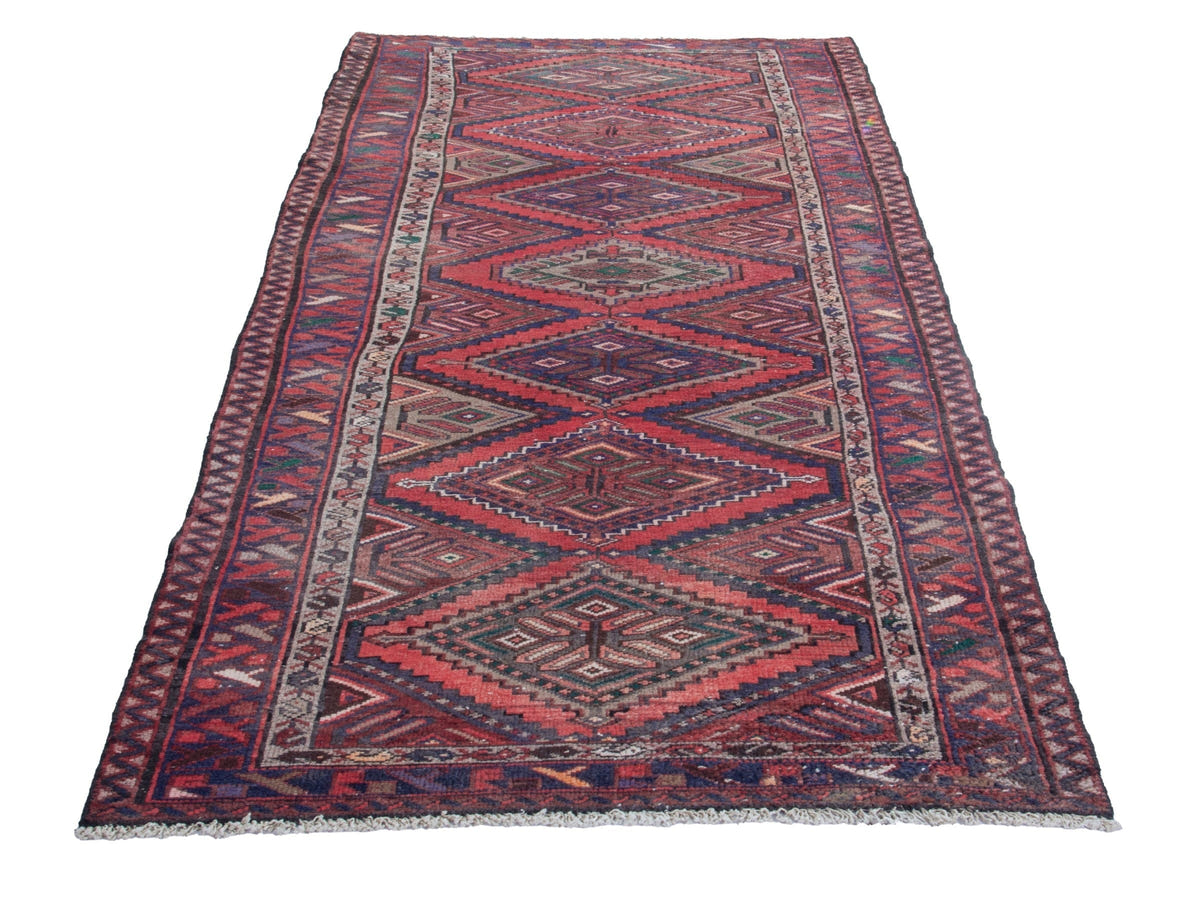 4372, Persian Hamadan Runner Rug