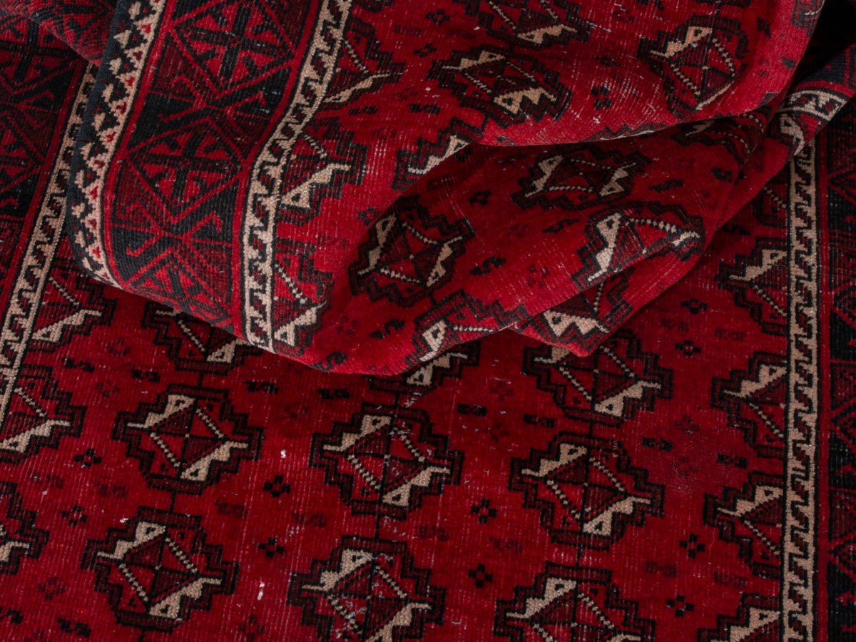 4376, Persian Baluch Runner Rug