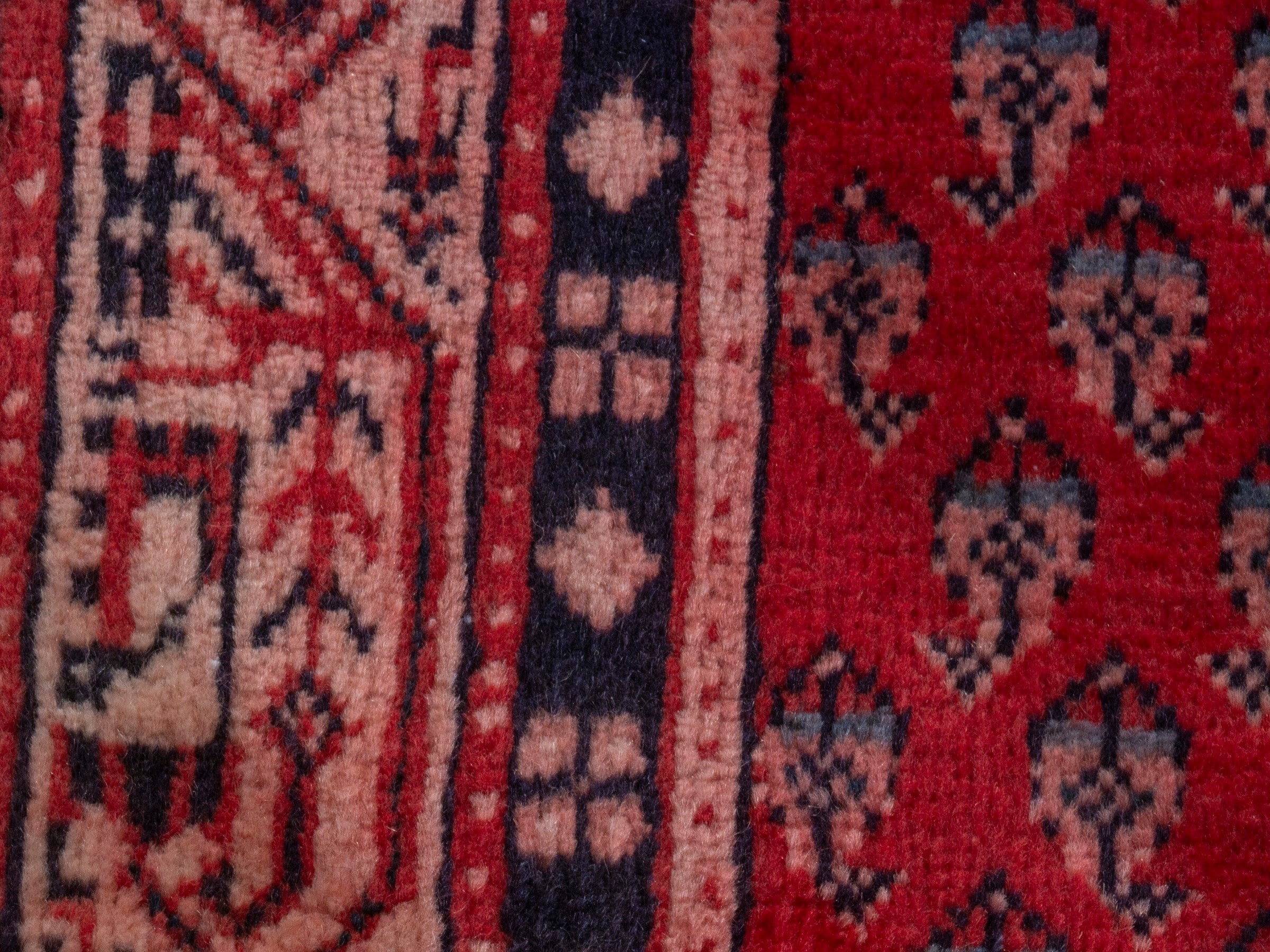 Persian Arak runner rug in deep red and burgundy, view 13 of 18