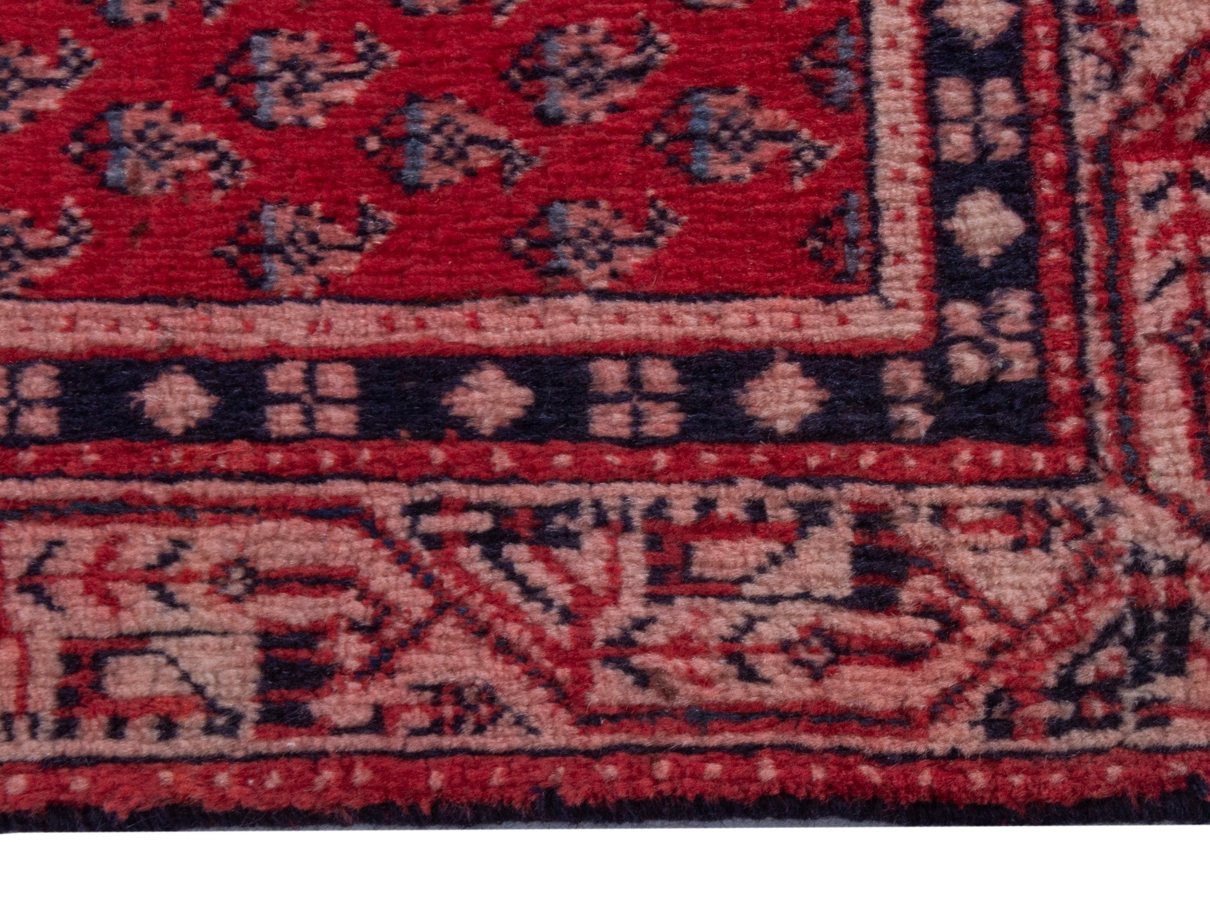 Persian Arak runner rug in deep red and burgundy, view 10 of 18
