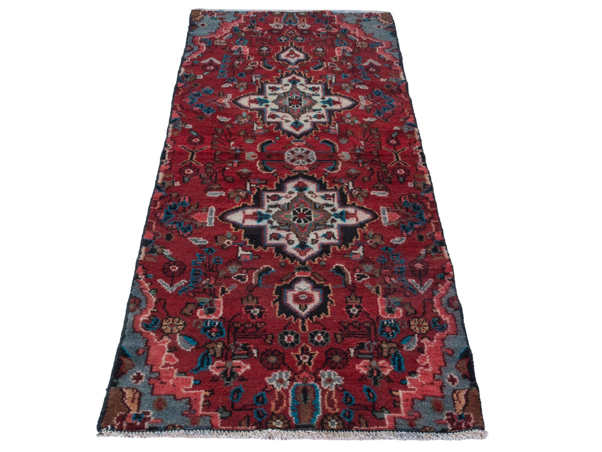 4378, Persian Hamadan Runner Rug