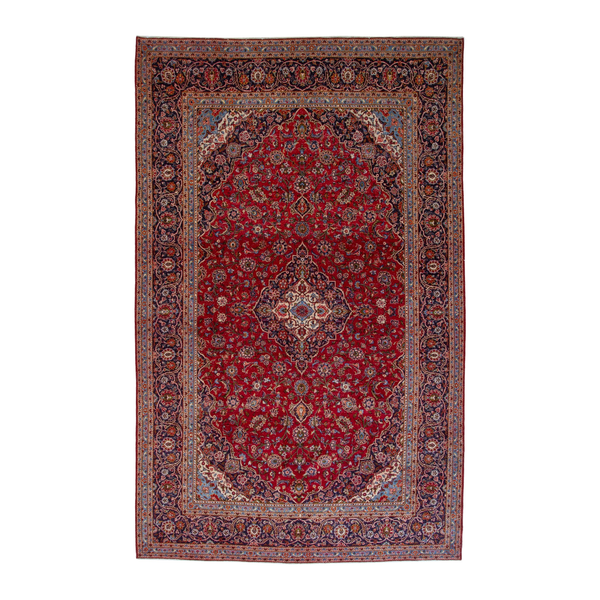 4432 - Persian Kashan Oversized Rug 10' x 14'6