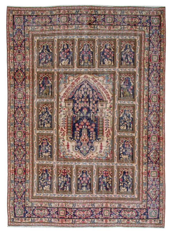 4434, Persian Kerman Oversized Rug