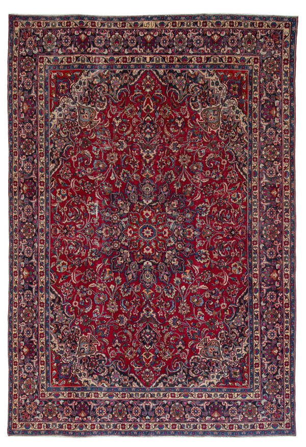 4437, Persian Mashhad Oversized Rug
