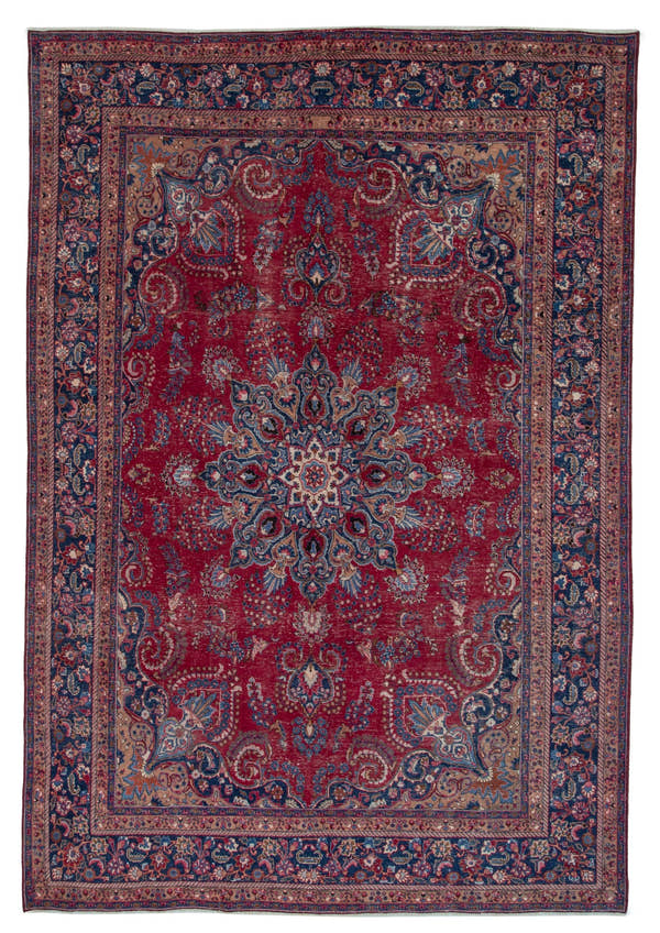 4453, Persian Sabzevar Oversized Rug