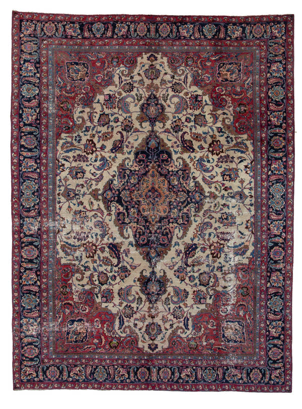 4458, Persian Mashhad Oversized Rug