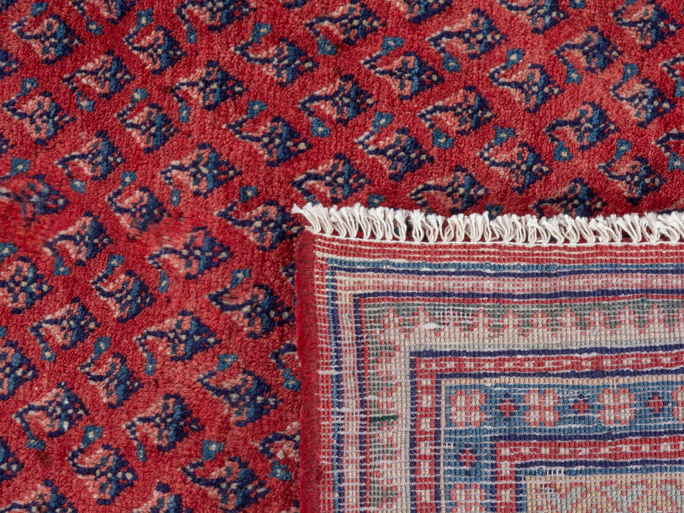 Persian Botteh oversized rug in burgundy and navy, view 23 of 23