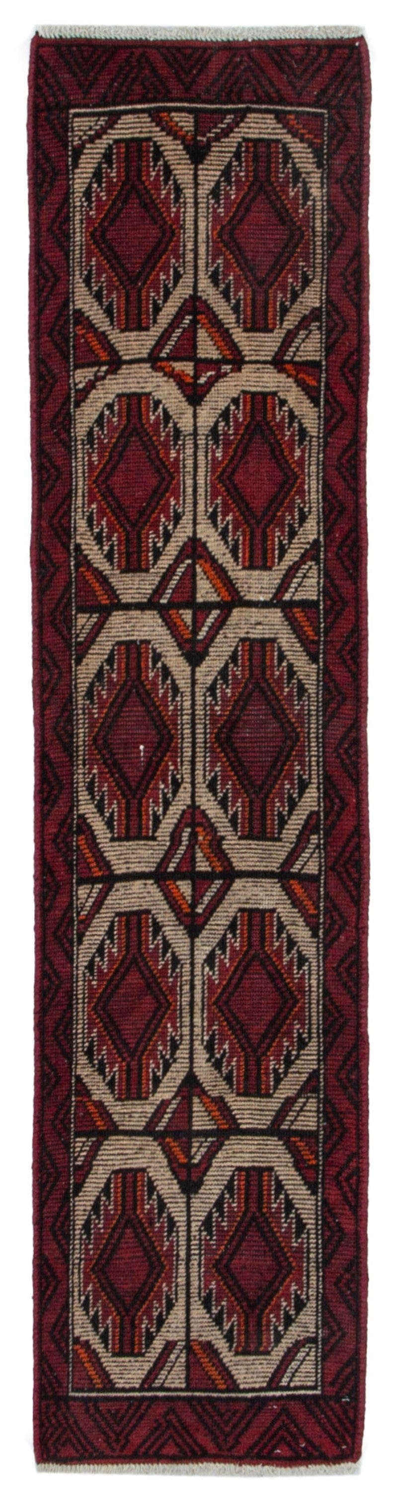 4483, Persian Baluch Runner Rug