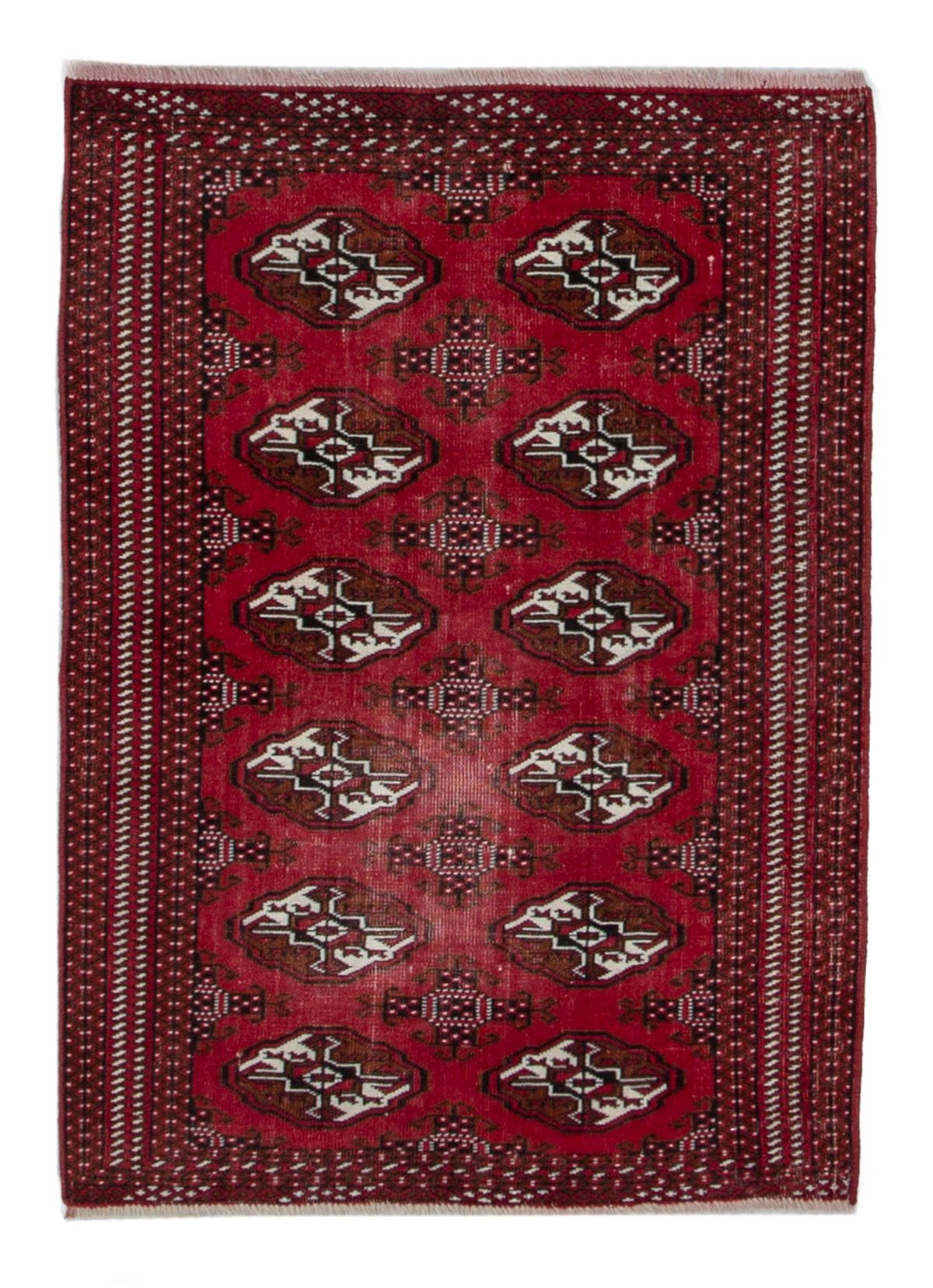 4490, Persian Torkaman Area Rug