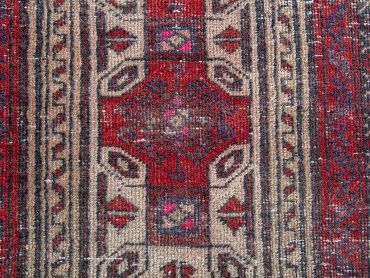 4522, Persian Baluch Runner Rug