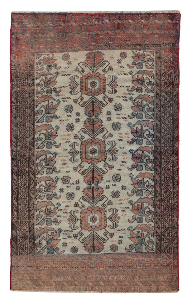 4528, Persian Baluch Area Rug