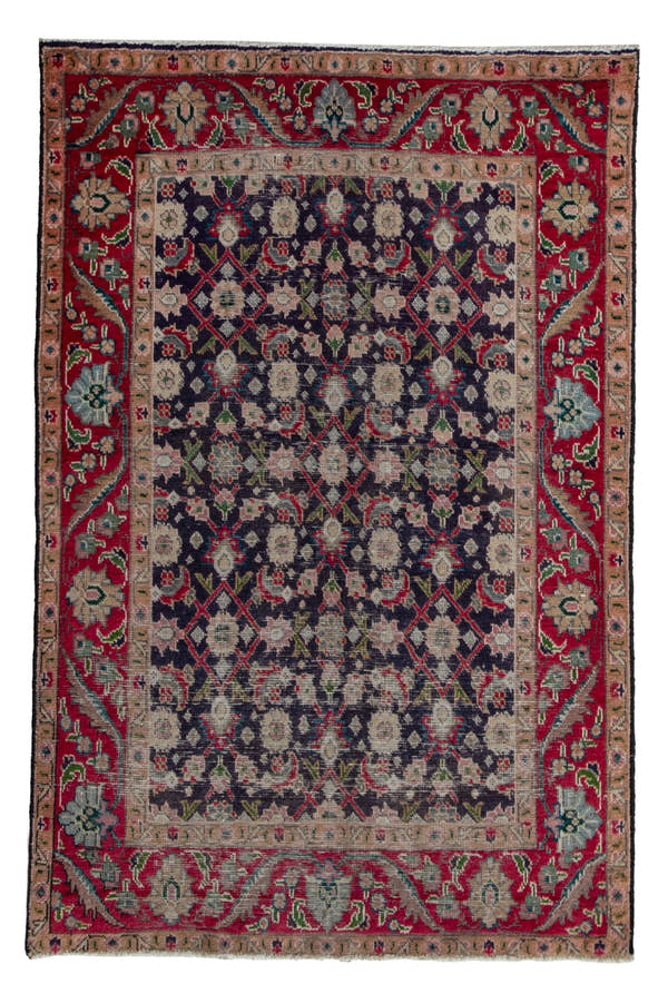 4540, Persian Tabriz Area Rug