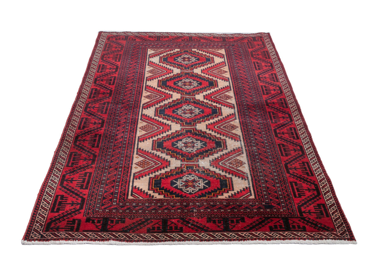 4549, Persian Baluch Area Rug