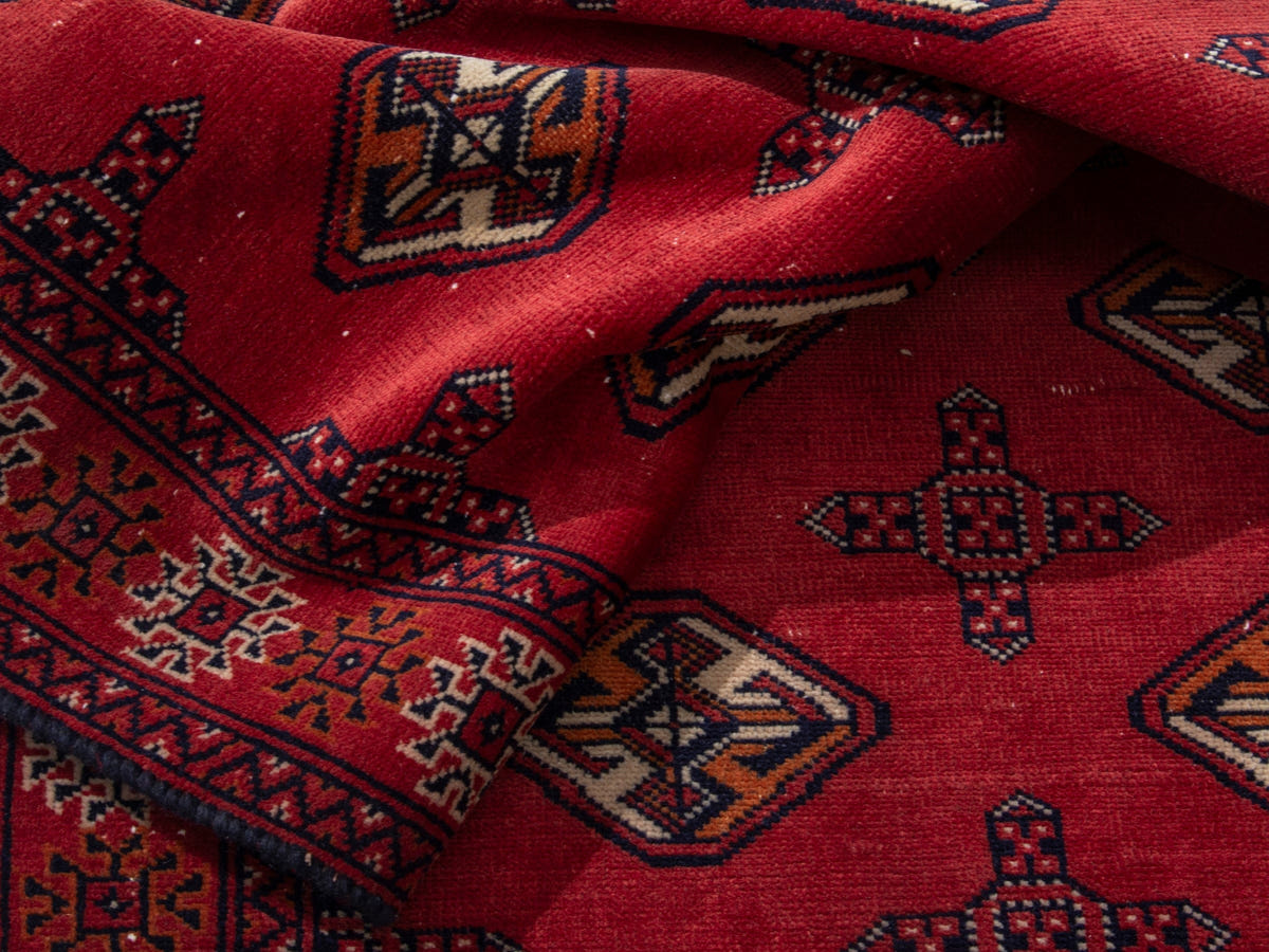 4556, Persian Torkaman Runner Rug