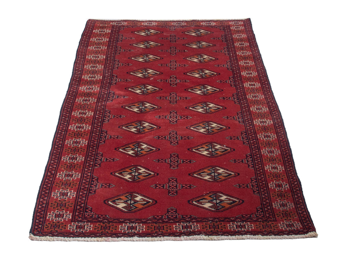 4556, Persian Torkaman Runner Rug