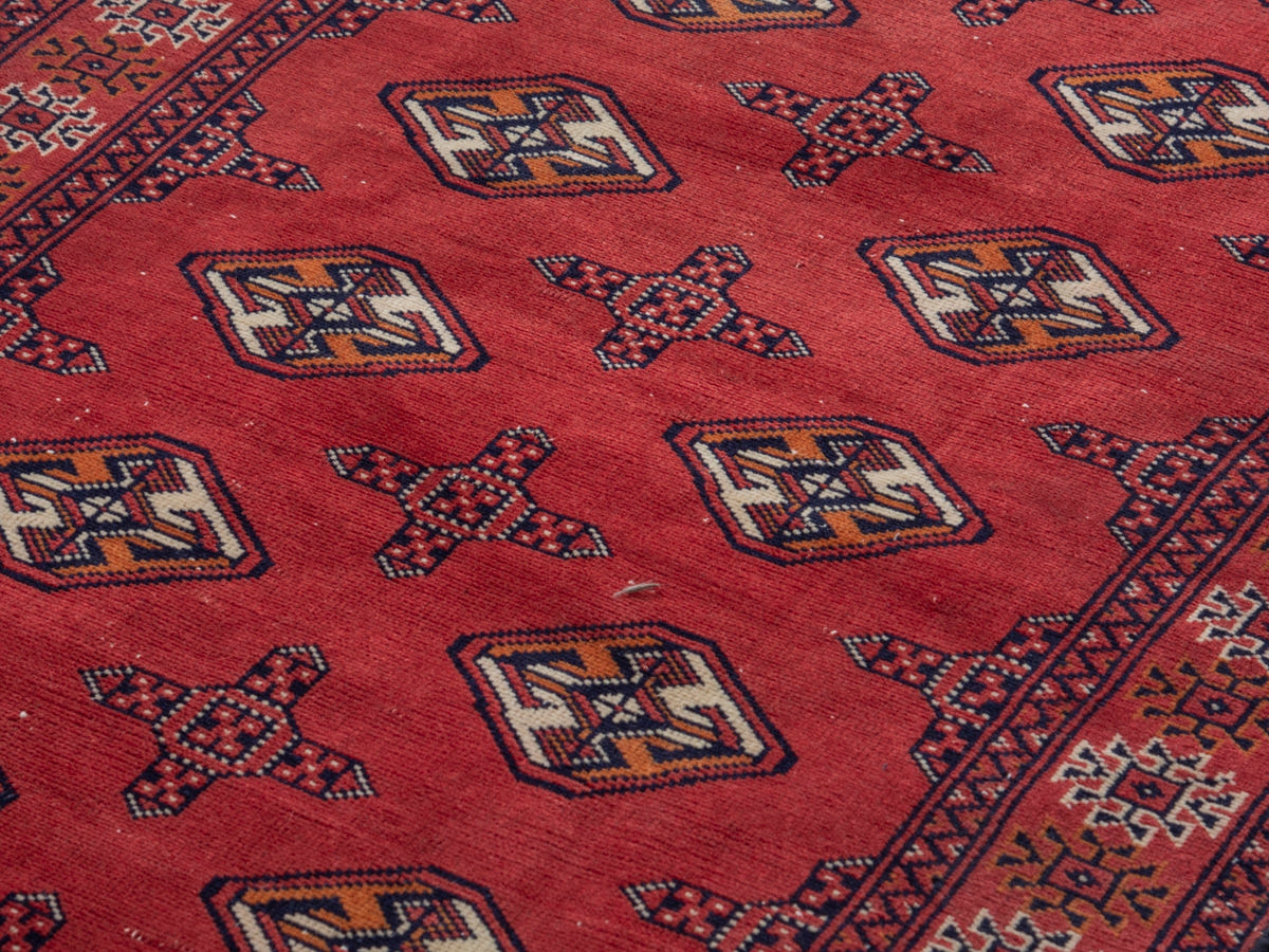 4556, Persian Torkaman Runner Rug