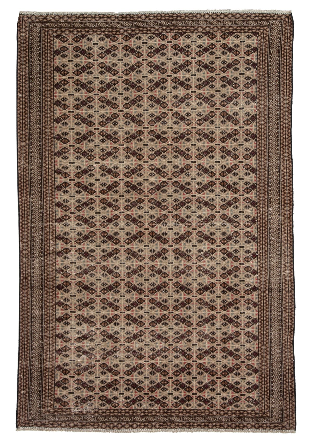 4568, Persian Torkaman Area Rug