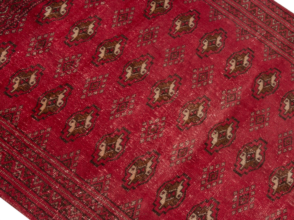4582, Persian Torkaman Area Rug