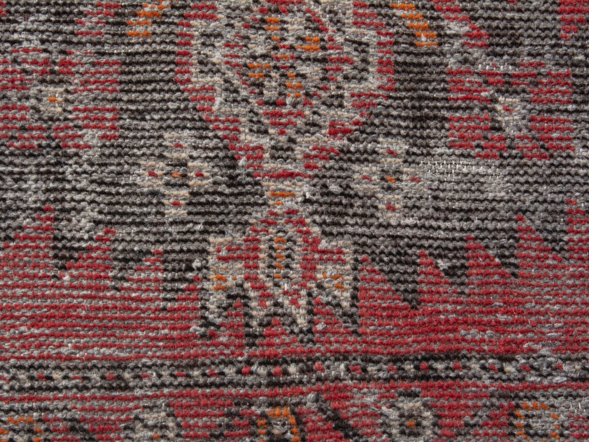 Persian Ferdos accent rug in faded red and sage, view 11 of 18