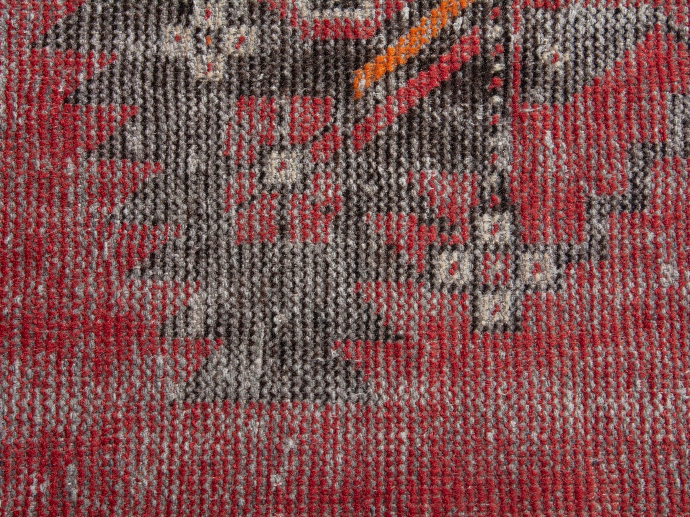 Persian Ferdos accent rug in faded red and sage, view 12 of 18