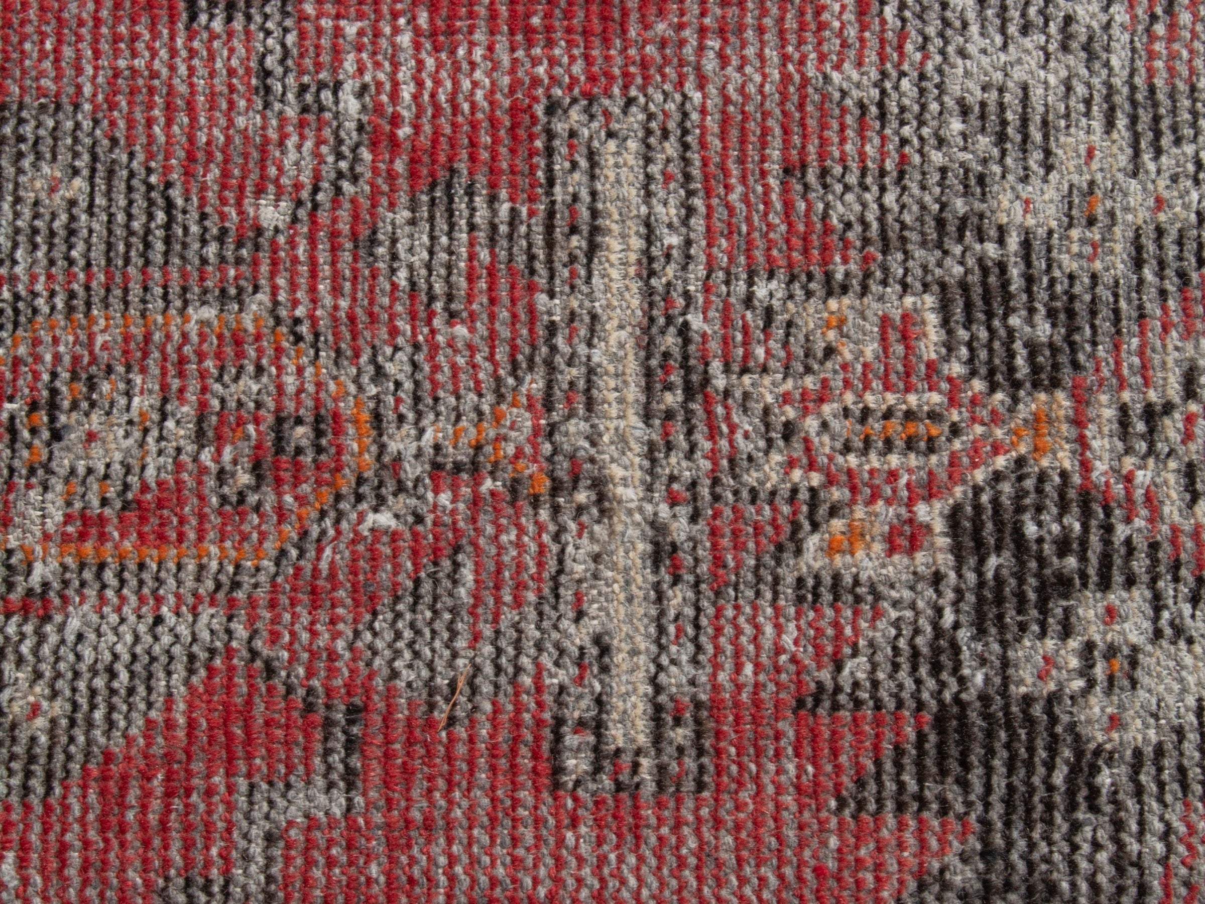 Persian Ferdos accent rug in faded red and sage, view 13 of 18