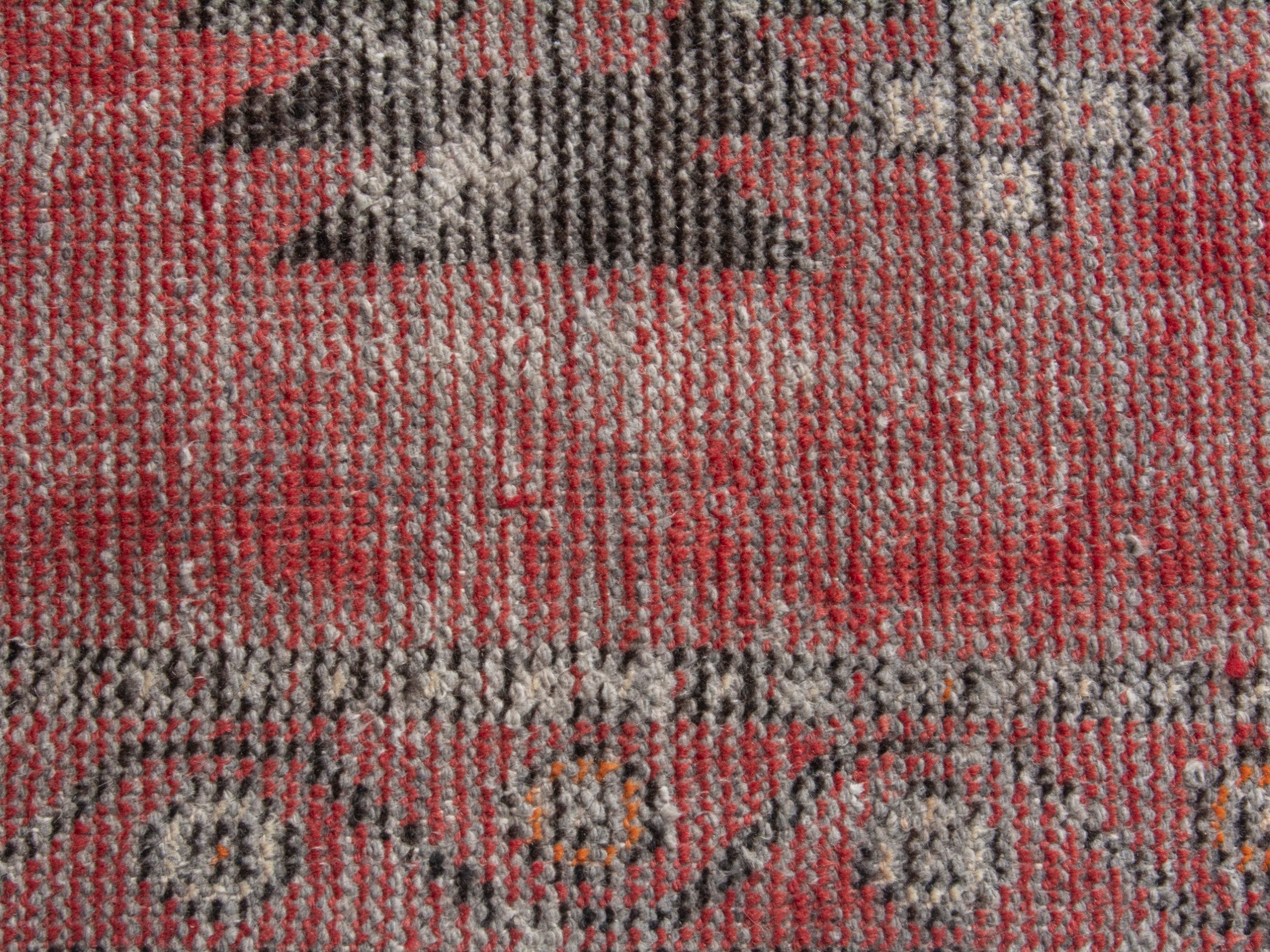 Persian Ferdos accent rug in faded red and sage, view 14 of 18