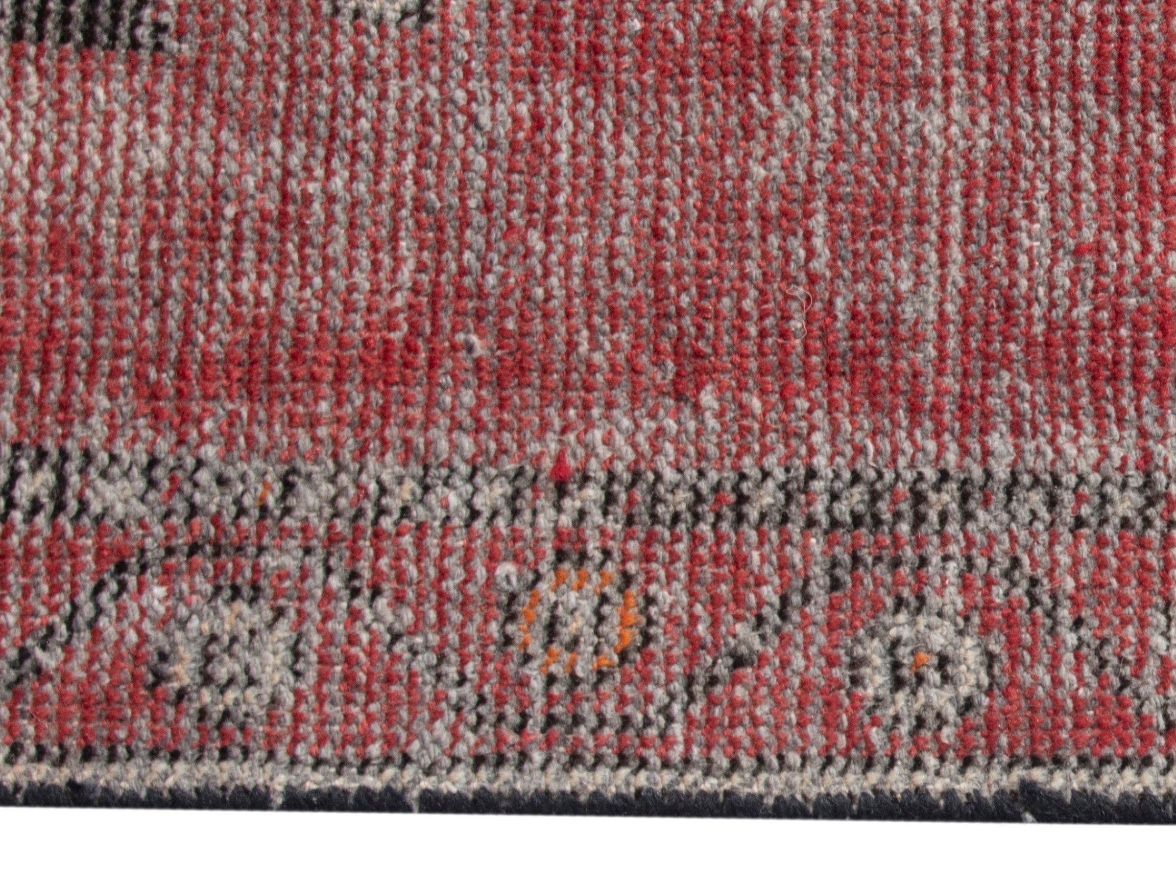Persian Ferdos accent rug in faded red and sage, view 10 of 18