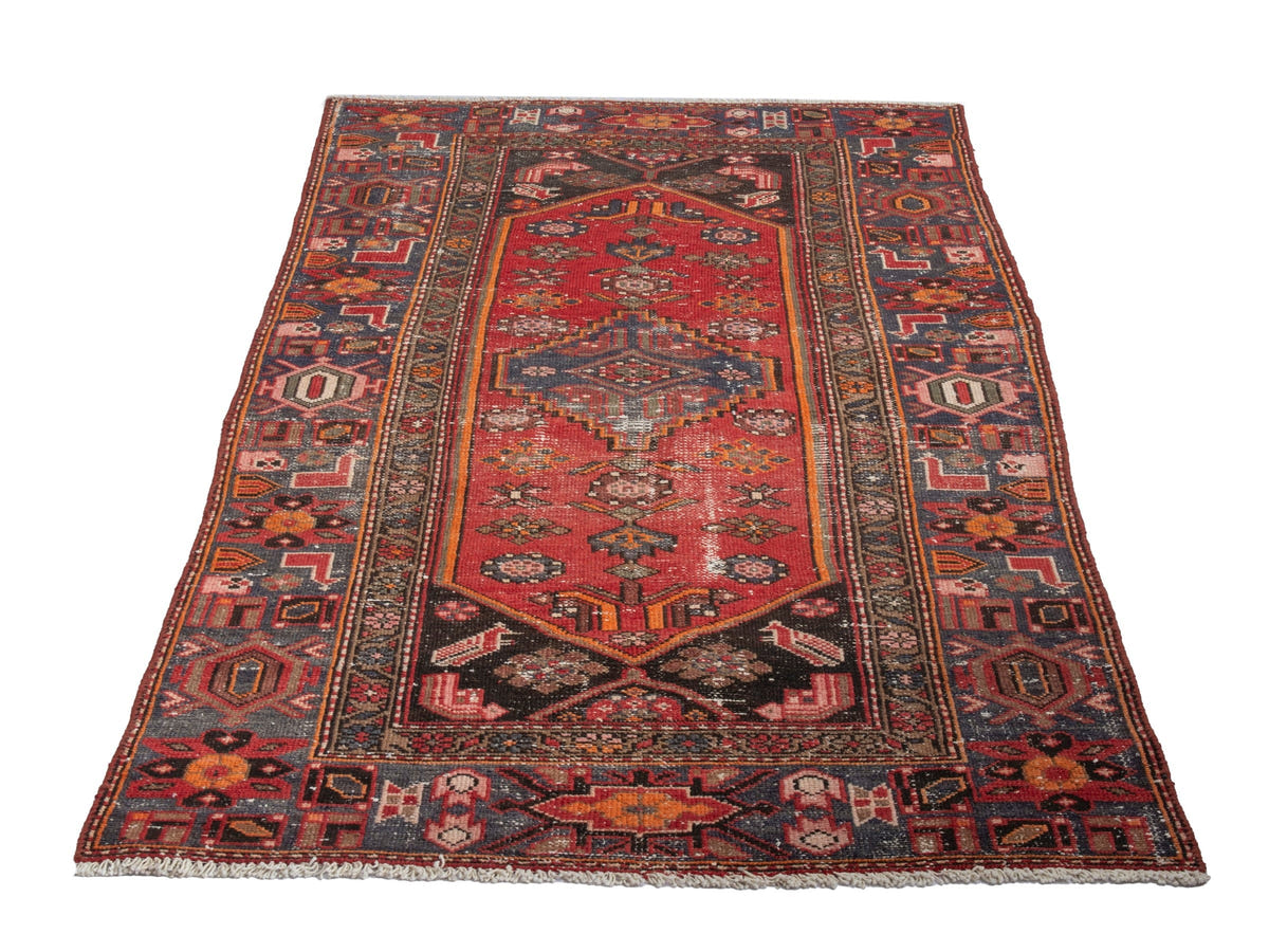 4598, Persian Zanjan Runner Rug