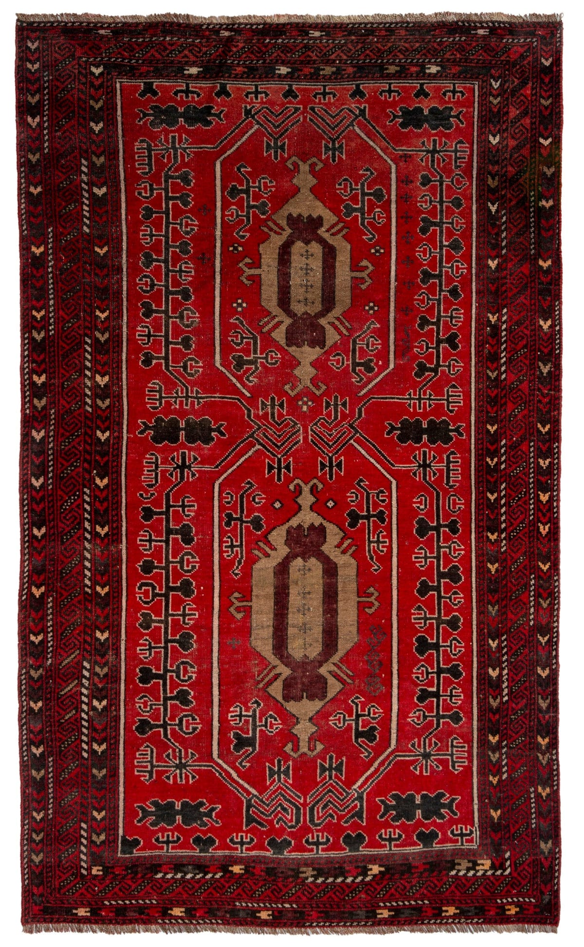4604, Persian Baluch Area Rug