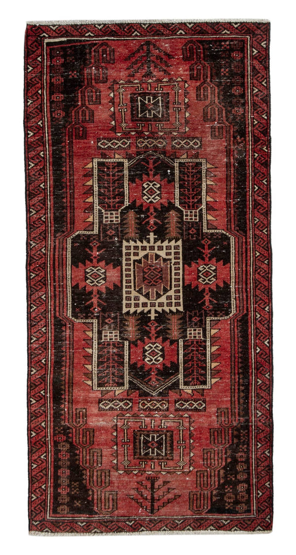 4614, Persian Baluch Area Rug