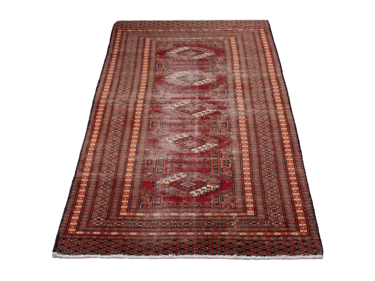 4621, Persian Torkaman Area Rug