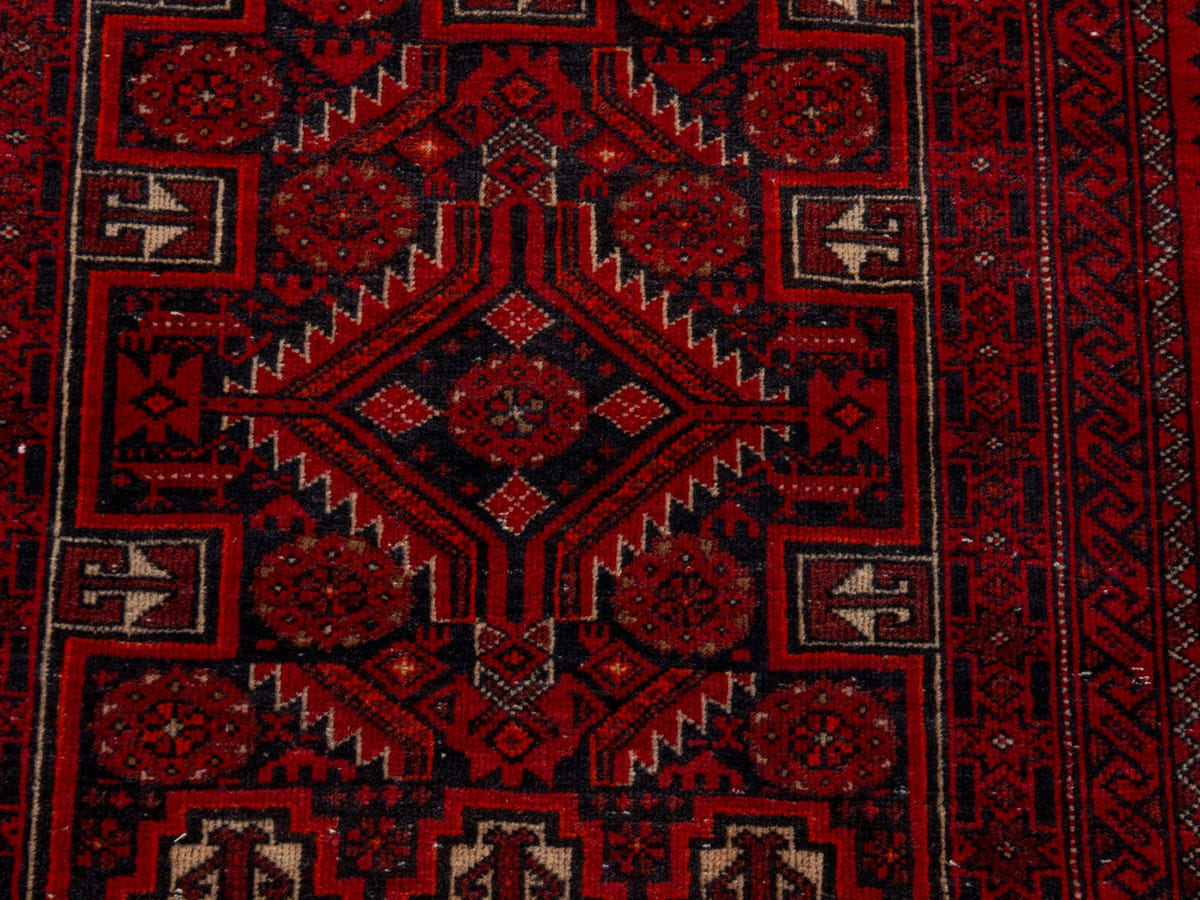 4669, Persian Baluch Area Rug