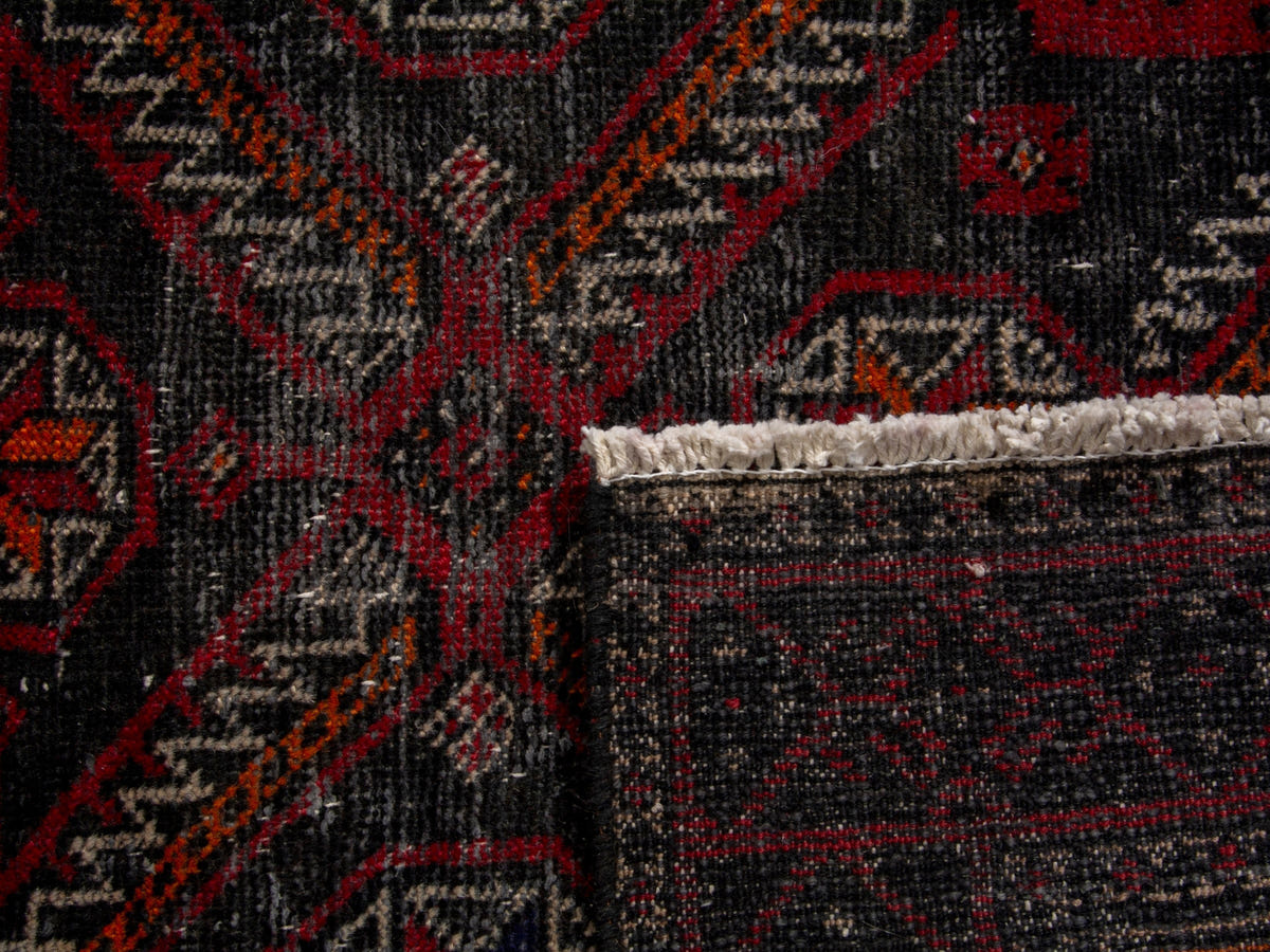4672, Persian Baluch Area Rug