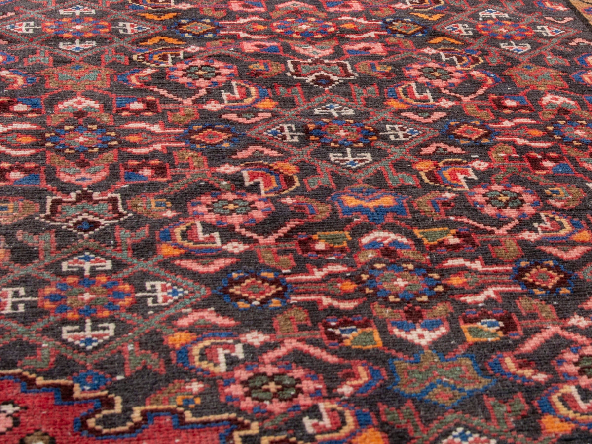 4673, Persian Hamadan Runner Rug