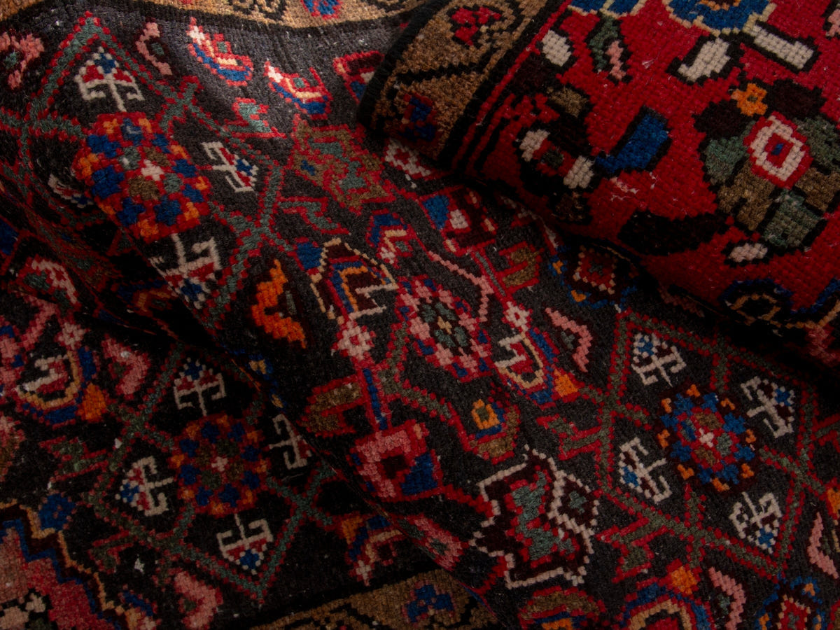 4673, Persian Hamadan Runner Rug