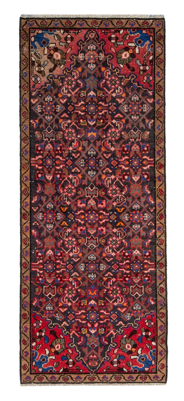 4673, Persian Hamadan Runner Rug
