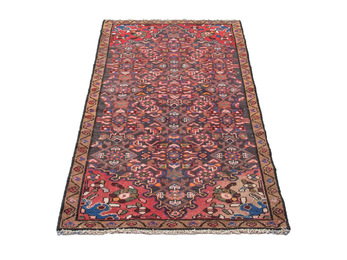 4673, Persian Hamadan Runner Rug