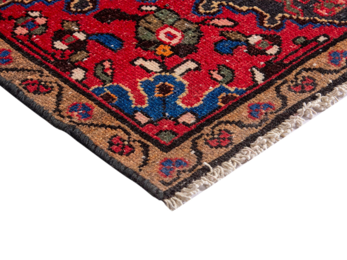 4673, Persian Hamadan Runner Rug