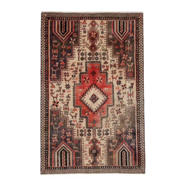 4686 - Persian Sirjan Accent Rug 4'3