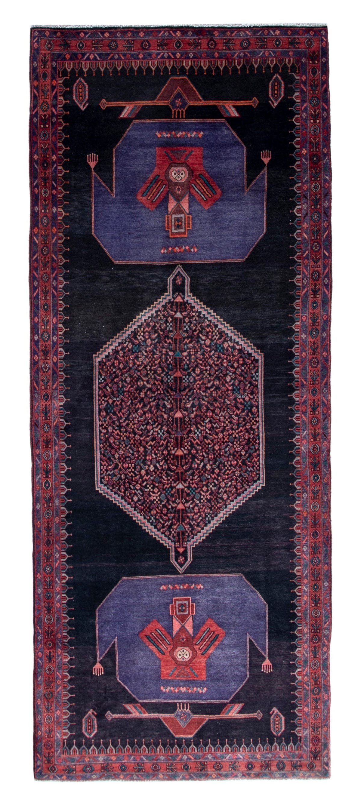 4735, Persian Songhor Runner Rug