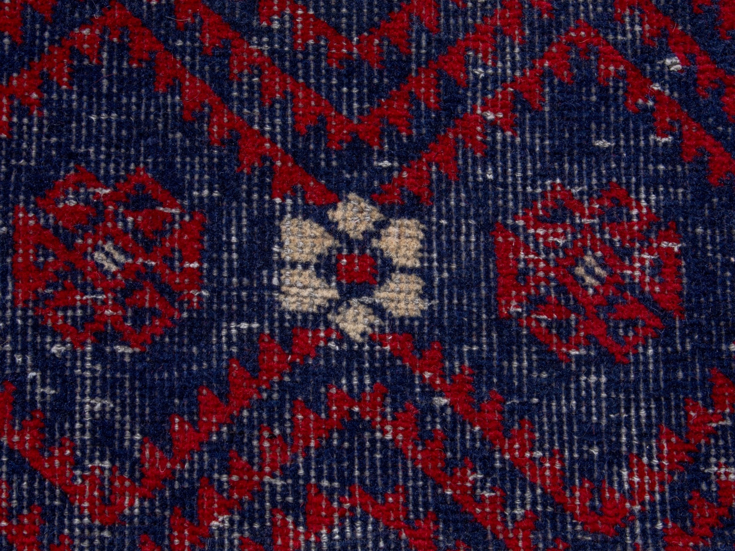 Persian Baluch area rug in burgundy and deep red, view 12 of 19
