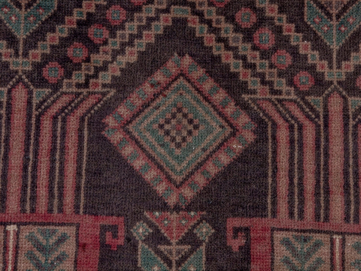 4745, Persian Baluch Runner Rug