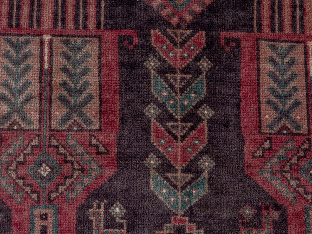 4745, Persian Baluch Runner Rug