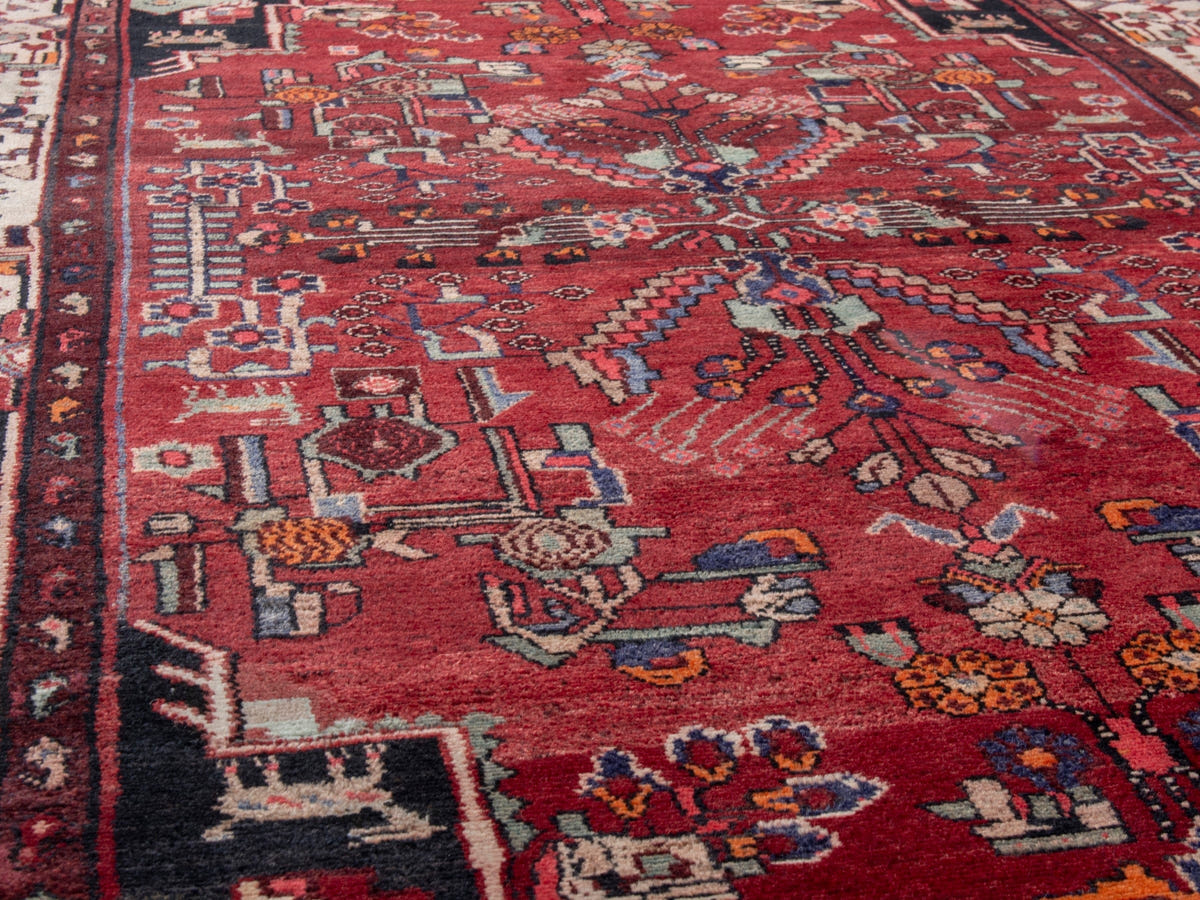 4748, Persian Hamadan Runner Rug