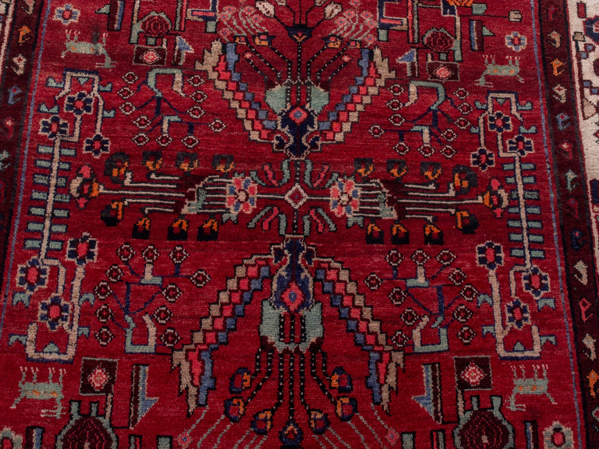 4748, Persian Hamadan Runner Rug