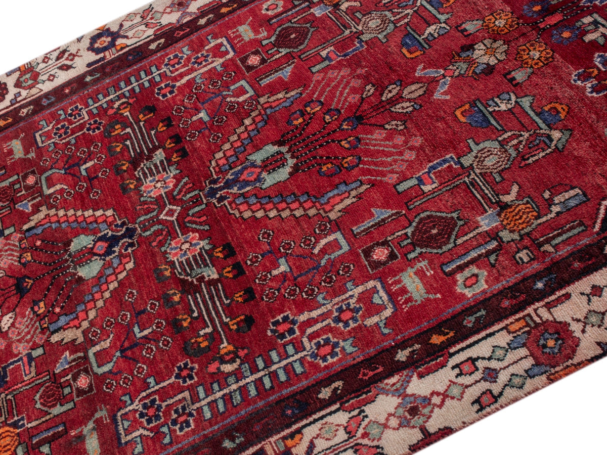 4748, Persian Hamadan Runner Rug